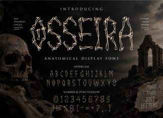 Osseira – Anatomical Display Font preview image 1
