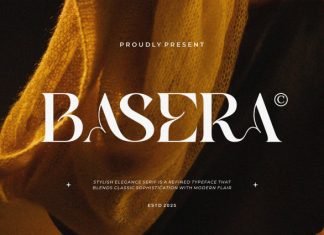 Basera || Modern Classy Serif Font preview image 1