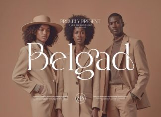 Belgad || Modern Classy Serif Font preview image 1
