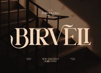 Birveli || Modern Classy Serif Font preview image 1
