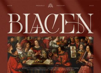 Blacen || Retro Vintage Serif Font preview image 1