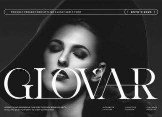 Glovar || Modern Classy Serif Font preview image 1
