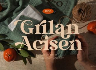 Grilan Acisen || Modern Retro Font preview image 1