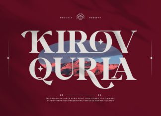 Kirlov Qurla || Modern Elegant Serif Font preview image 1
