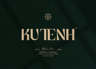 Kutenh || Modern Classy Sans Serif Font preview image 1