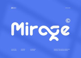 Miroge || Modern Futuristic Sans Serif Font preview image 1