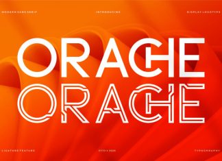 Orache || Modern Futuristic display Font preview image 1