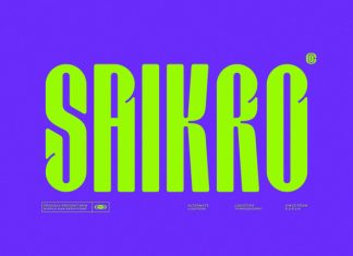 Saikro || Modern Condensed Display Font preview image 1