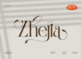 Zhetia || Elegant Luxury Serif Font preview image 1