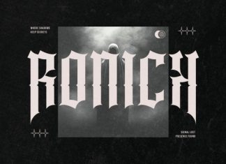 Maknin || Dark and Gothic Blackletter Font preview image 2