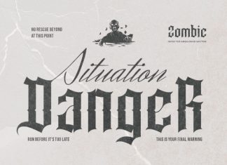 Maknin || Dark and Gothic Blackletter Font preview image 3