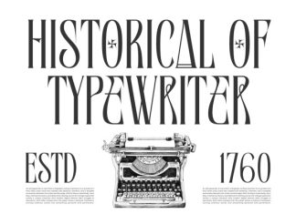 Baquine || Classy Serif Display Font preview image 3