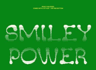 Peacy Halfpixel Font preview image 2