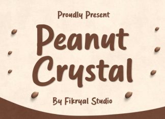 Peanut Crystal – Handwritten Font preview image 1