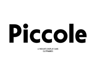 Piccole Font preview image 1