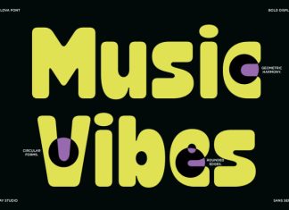 Pilova – Bold Groovy Display Font preview image 3