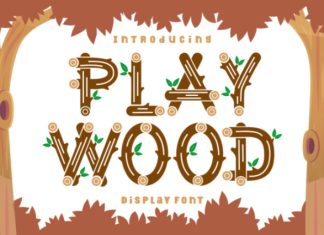 Playwood Font preview image 1
