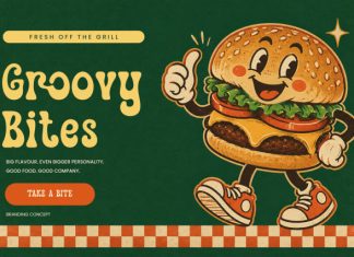 Boovela || Retro Groovy Display Font preview image 3