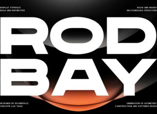 RODBAY Font preview image 1