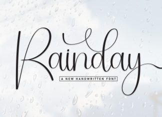 Rainday Font preview image 1