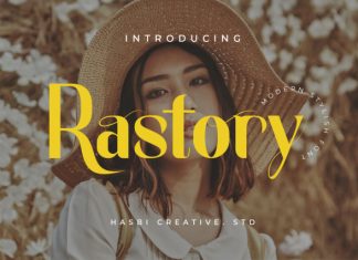 Rastory – Stylish Font preview image 1