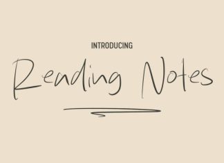 Reading Notes Font preview image 1