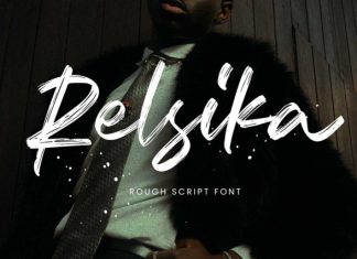 Relsika – Rough Script Font preview image 1