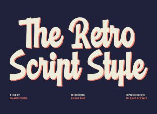 Richale a Bold Retro Script Font preview image 2