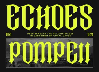 Rocky Past – Blackletter Font preview image 3