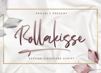 Rollakisse – Stylish Signature Script Font preview image 1