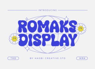 Romaks – Display Font preview image 1
