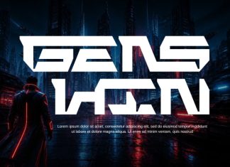 Rose Space – Futuristic Font preview image 3