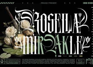 Rosella mirakle Font preview image 1