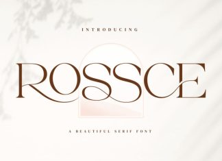Rossce – Beautiful Serif Font preview image 1
