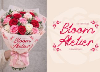 Rosy Meadow Handwritten Font preview image 2