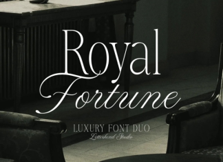 Royal Fortune Luxury Font preview image 1