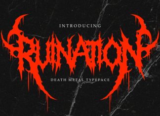 Ruination Font preview image 1