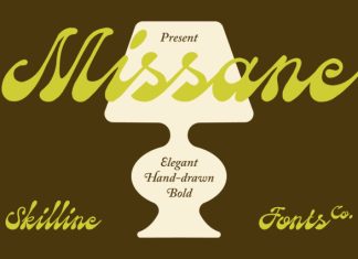 SFC Missane – Elegant Bold Script Font preview image 1