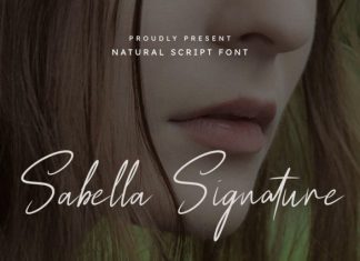 Sabella Signature Font preview image 1