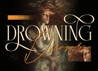 Saktere – Elegant Serif and Script Font preview image 3