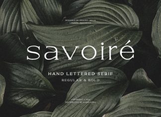 Savoire – Hand Lettered Serif Font preview image 1