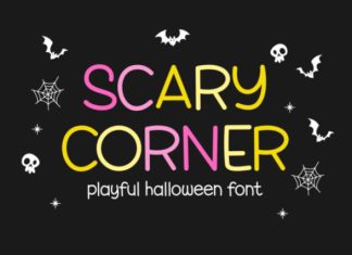 Scary Corner Font preview image 1