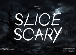 Slice Scary Font preview image 1