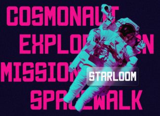 Starloom Futuristic Typeface Font preview image 3