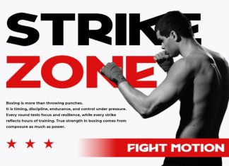 Strong Punch Sport Font preview image 3