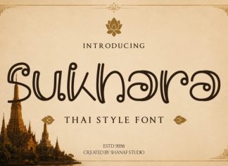 Sukhara Thai Style Font preview image 1
