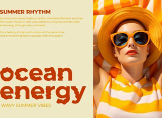 Summer Rhythm Decorative Wavy Font preview image 2