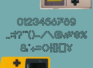 Sunset Retro Line Font preview image 3