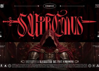 Supremus Font preview image 1