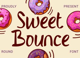 Sweet Bounce Round Font preview image 1